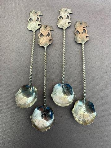 Lepel (36) - 800 zilver en verzilverd 90 en 100 - Wajang, Antiek en Kunst