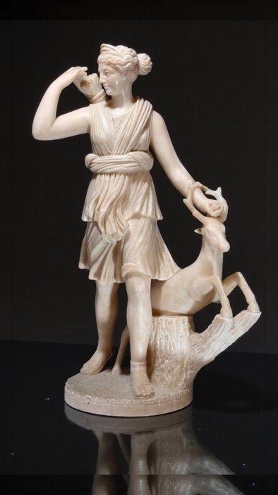Affortunato Gori (1895-1925) - Beeld, Diana di Versailles •, Antiek en Kunst, Antiek | Keramiek en Aardewerk