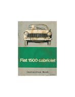 1964 FIAT 1500 CABRIOLET INSTRUCTIEBOEKJE ENGELS, Ophalen of Verzenden