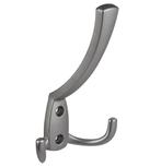 Differnz hoed/jashaak dubbel gunmetal, Huis en Inrichting, Woonaccessoires | Kapstokken, Nieuw, Overige materialen