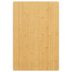 Bamboe Tafelblad 40x60 | Tweede Kansje | Salon Upgrade NU!, Huis en Inrichting, Tafelonderdelen, Verzenden, Nieuw, Minder dan 50 cm