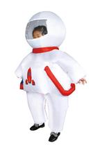 KIMU® Opblaas Kostuum Astronaut Kinderen 80-140 cm Opblaasba, Ophalen of Verzenden, Nieuw