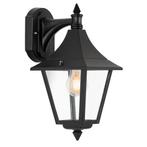 Buitenverlichting wand vierkant Livorno hang zwart, Tuin en Terras, Verzenden, Nieuw