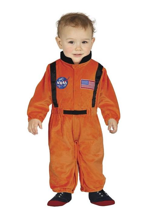 Astronauten Pak Oranje Baby, Kinderen en Baby's, Carnavalskleding en Verkleedspullen, Nieuw, Verzenden