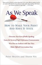 As We Speak 9781439153086 Peter Meyers, Verzenden, Zo goed als nieuw, Peter Meyers