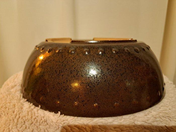 Bonsaischaal 24,5cm x 7,5cm - bruin geglazuurd - Hoogte, Antiek en Kunst, Curiosa en Brocante