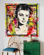 Mikko - Sophia Loren Genuine Postcard On Frame - XL (No