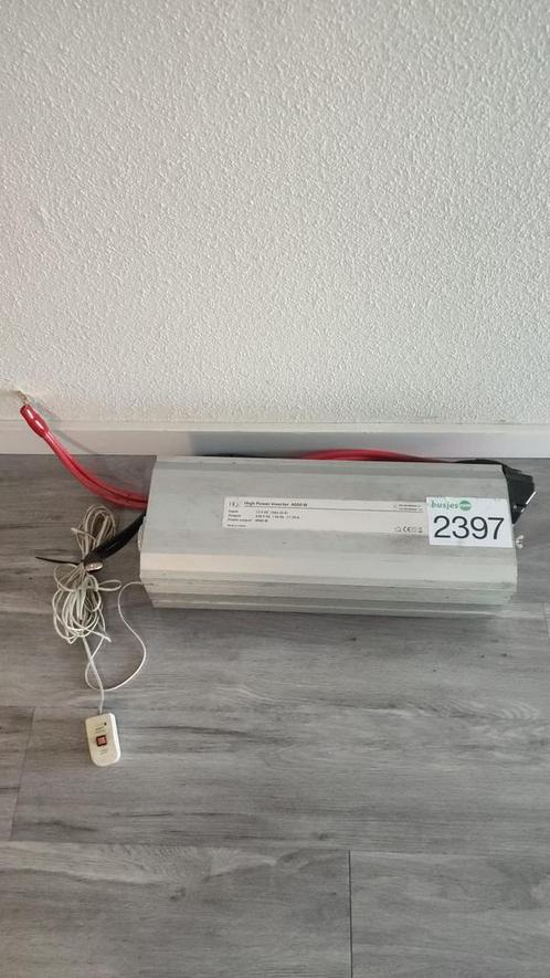 HQ 4000W omvormer 12V-230V gebruikt 2397 | getest, Auto-onderdelen, Overige Auto-onderdelen, Gebruikt, Verzenden