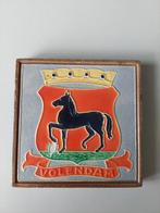 Tegel (3) - Wapentegel(3x) Volendam - Westraven - 1930-1940, Antiek en Kunst, Antiek | Glaswerk en Kristal