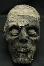Replica gemummificeerd hoofd - levensecht - Mummie -, Antiek en Kunst