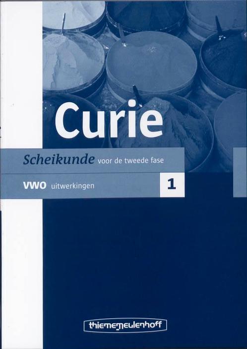 Curie 1 Vwo Uitwerkingen 9789006340266, Livres, Livres scolaires, Envoi