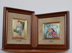 Emaille plaat (2) - (Na) Pablo Picasso En - Metaal, email,