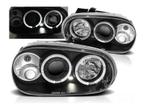 Angel Eyes koplampen Black geschikt voor VW Golf 4, Auto-onderdelen, Verlichting, Verzenden, Nieuw, Volkswagen