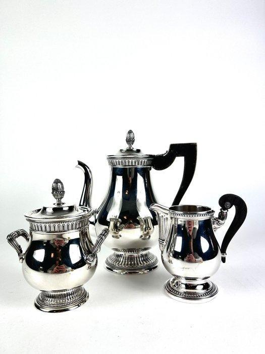 Christofle - Koffieservies (3) - Ebbenhout, Antiek en Kunst, Antiek | Meubels | Tafels