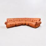 Sofa - Leder - Hoekbank uit de jaren 70