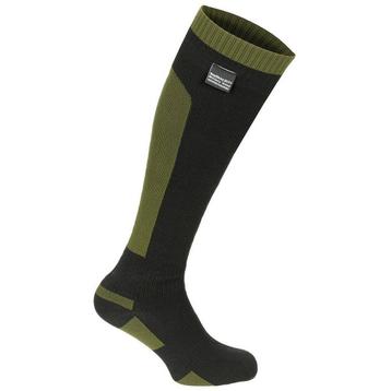 Sealskinz Duty waterdichte legersokken hoog, groen/zwart beschikbaar voor biedingen