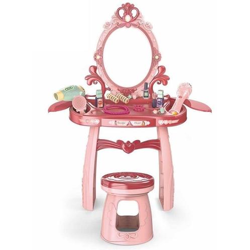 Educatieve kaptafel voor meisjes - Complete make-up set m..., Huis en Inrichting, Tafels | Kaptafels, Nieuw, Ophalen of Verzenden
