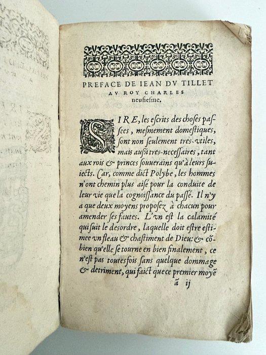 Jean du Tillet - Mémoires et recherches de Jean du Tillet -, Antiquités & Art, Antiquités | Livres & Manuscrits