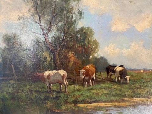 Cor Bouter (1888-1966) - Koeien in een landschap, Antiek en Kunst, Kunst | Schilderijen | Klassiek