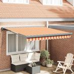 vidaXL Luifel uittrekbaar 3,5x2,5 m stof en aluminium geel, Tuin en Terras, Verzenden, Nieuw