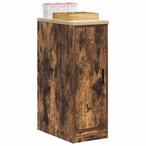 vidaXL Garagekast 30x51x85 cm massief grenenhout gerookt, Zakelijke goederen, Kantoor en Winkelinrichting | Magazijn, Stelling en Opslag