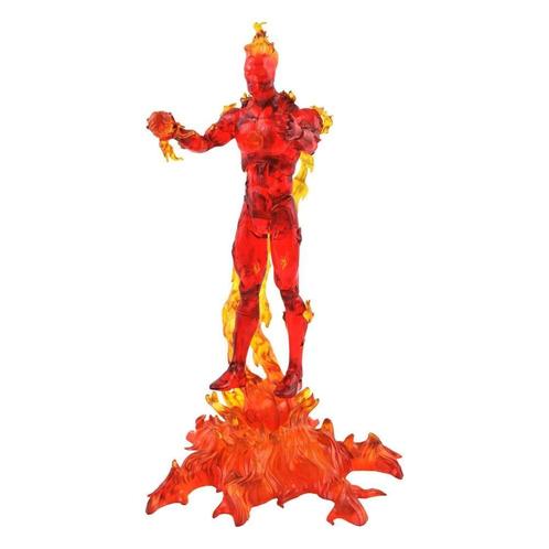 Marvel Select Action Figure Human Torch 18 cm, Collections, Cinéma & Télévision, Enlèvement ou Envoi