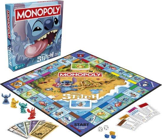 Monopoly Stitch - Nederlandse Editie (Bordspellen & Puzzels), Kinderen en Baby's, Speelgoed | Kinderpuzzels, Nieuw, Verzenden