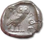 Attica, Athene. Tetradrachm 454-404 B.C. - great example of