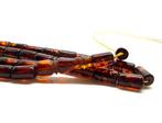 Tesbih-gebedskralen, tonvormig. - Barnsteen - Baltic amber -