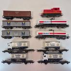 Lima H0 - Ensemble de wagons de marchandises pour trains, Hobby en Vrije tijd, Nieuw