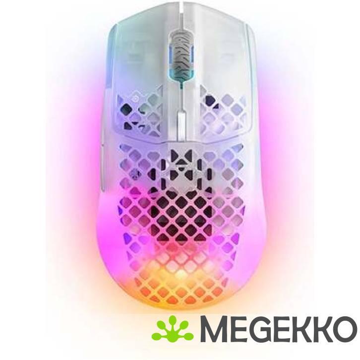 Steelseries Aerox 3 Ghost Draadloze Gaming Muis, Computers en Software, Overige Computers en Software, Nieuw, Verzenden