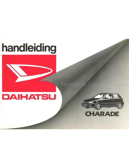 1993 DAIHATSU CHARADE INSTRUCTIEBOEKJE NEDERLANDS, Autos : Divers, Modes d'emploi & Notices d'utilisation