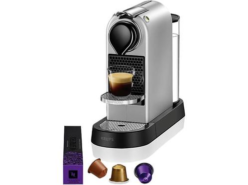Krups -  Nespresso Citiz  (xn741b10) - Zilver, Elektronische apparatuur, Koffiezetapparaten, Koffiepads en cups, Nieuw, Afneembaar waterreservoir