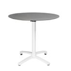 Inklapbare Tafel | Kunststof/Staal | Donkergrijs Blad | Wit, Verzenden, Nieuw in verpakking