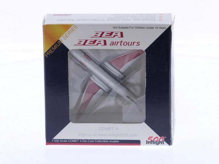 Schaal 1:500 Inflight500 IF5COM004 Comet 4B BEA Reg. G-AP..., Hobby en Vrije tijd, Modelbouw | Vliegtuigen en Helikopters, Zo goed als nieuw