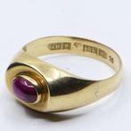 Ring - 18 karaat Geel goud - 1.07ct. tw. Saffier, Nieuw