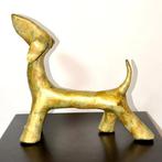 Abdoulaye Derme - sculptuur, Chien - 20 cm - Brons