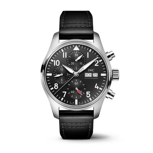 IWC Pilot's Watch Chronograph IW388111 uit 2023, Bijoux, Sacs & Beauté, Montres | Hommes, Envoi