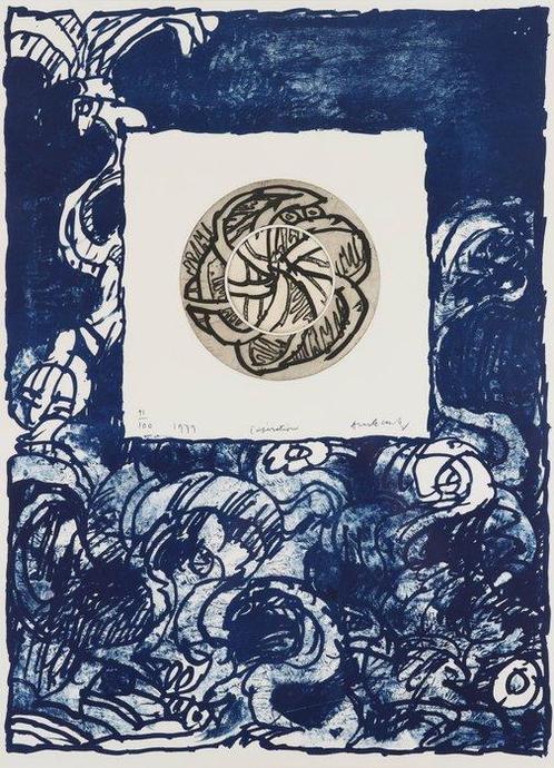 Pierre Alechinsky (1927) - Expiration, Antiek en Kunst, Antiek | Overige Antiek
