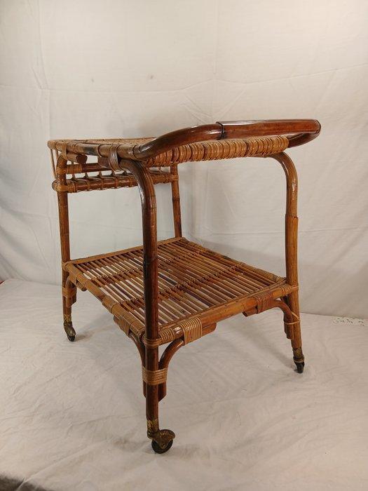 Trolley - Bamboe, Antiek en Kunst, Kunst | Designobjecten