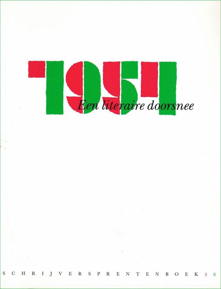 1954 / Schrijversprentenboek / 36 9789021450025, Boeken, Literatuur, Gelezen, Verzenden