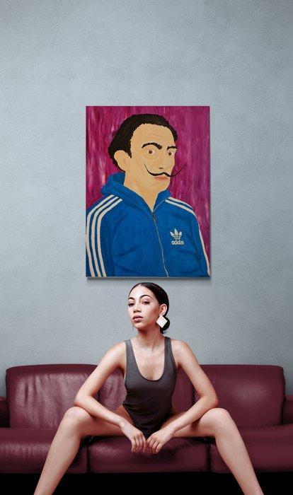 Sérgio Cró - Retrato Surreal Contemporâneo XL, Antiquités & Art, Art | Peinture | Moderne