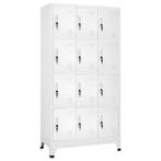 vidaXL Armoire à casier avec 12 compartiments 90x45x180, Verzenden, Neuf