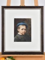 Gerard Overman (1855-1906) - Portret van een kind, Antiek en Kunst