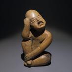 Olmeken - Olmeca, Mexico, Terracotta Mooi babygezichtje,
