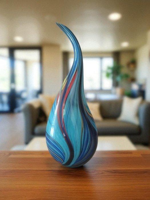 Vaas - glas - Vaas h cm 56 Murano, Antiek en Kunst, Antiek | Glaswerk en Kristal