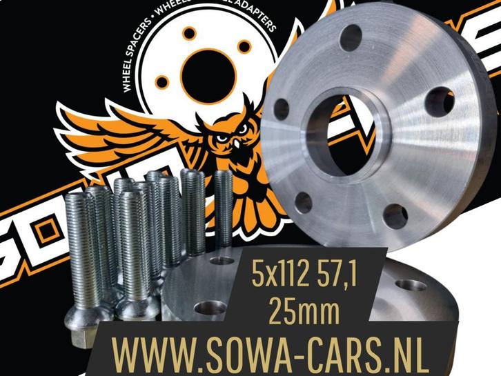 Spacers 25mm AUDI A3 A4 A6 A8 Q3 5x112 57,1 Spoorverbreders, Auto diversen, Tuning en Styling, Ophalen of Verzenden