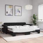vidaXL Slaapbank onderschuifbed en matrassen 90x190 cm, Verzenden, Nieuw
