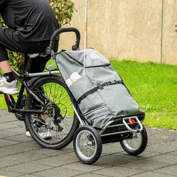 Fietskar - Ultralicht - Opvouwbaar - Zwart, Fietsen en Brommers, Ophalen of Verzenden, Nieuw