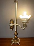 Tafellamp - Metaal, Glas, Antiek en Kunst